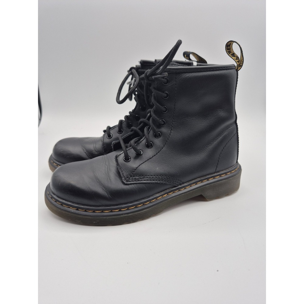 Dr. Martens Junior‎ 1460 Softy Leather Boots Black Zip/Lace Up Size 3